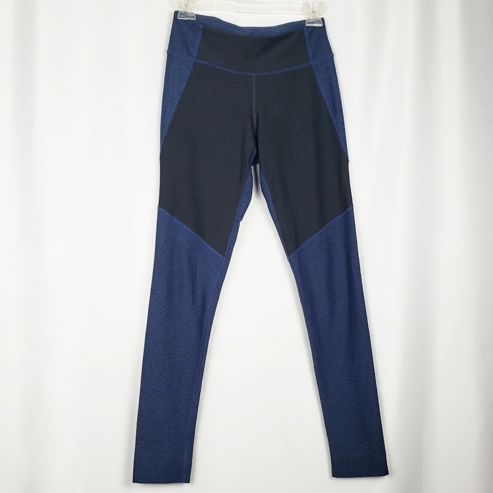 OUTDOOR VOICES two tone warm up leggings
